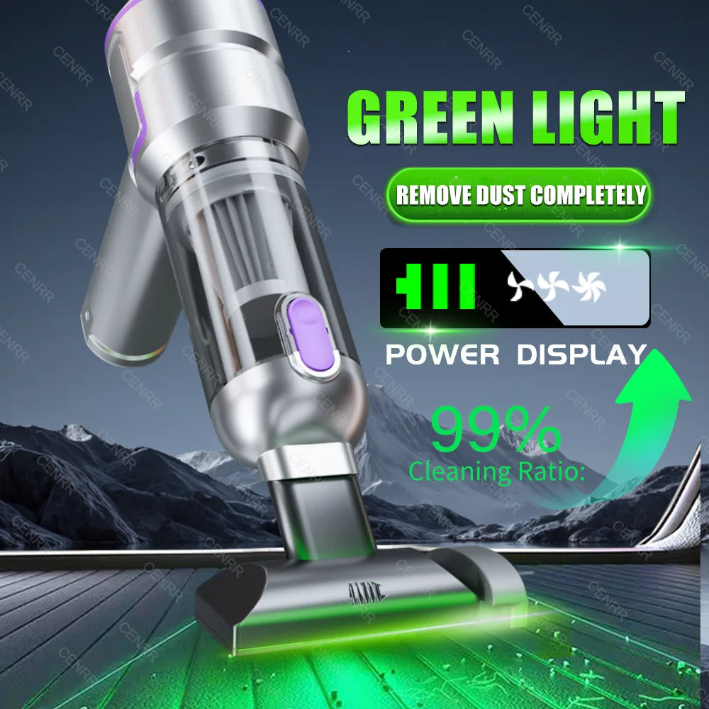 NEW 998000PA Car Vacuum Cleaner Portable Handheld Cordless Powerful Car Cleaner Strong Suction Vacuum Cleaner Cleaning Machine