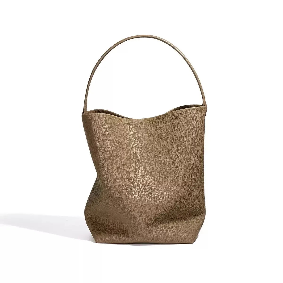Big Bucket Handbag,Genuine Leather Shoulder Bags,Designer Women Luxury Brand Handbags,Crossbody Bags,Soft Cowhide Travel Tote