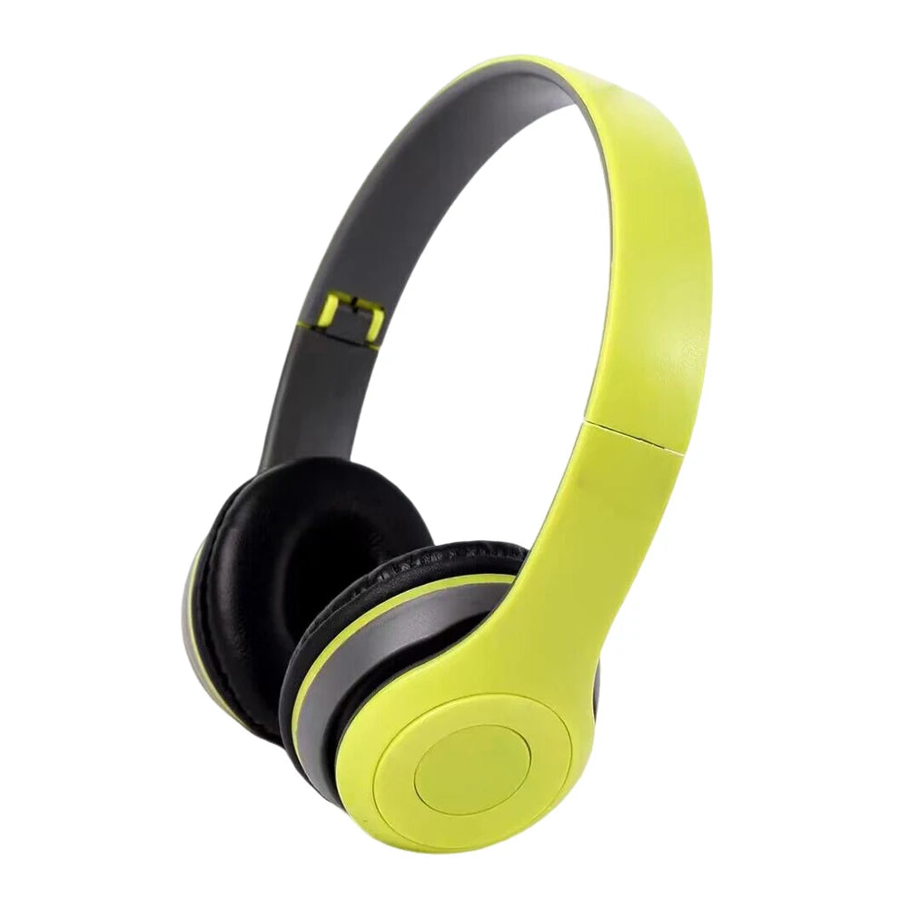 P47 Wireless Game Headset Noise Cancelling Sports BT5.0 Headphones Studio Pro Card Mp3 Player Support Hands-Free Built-in Mic