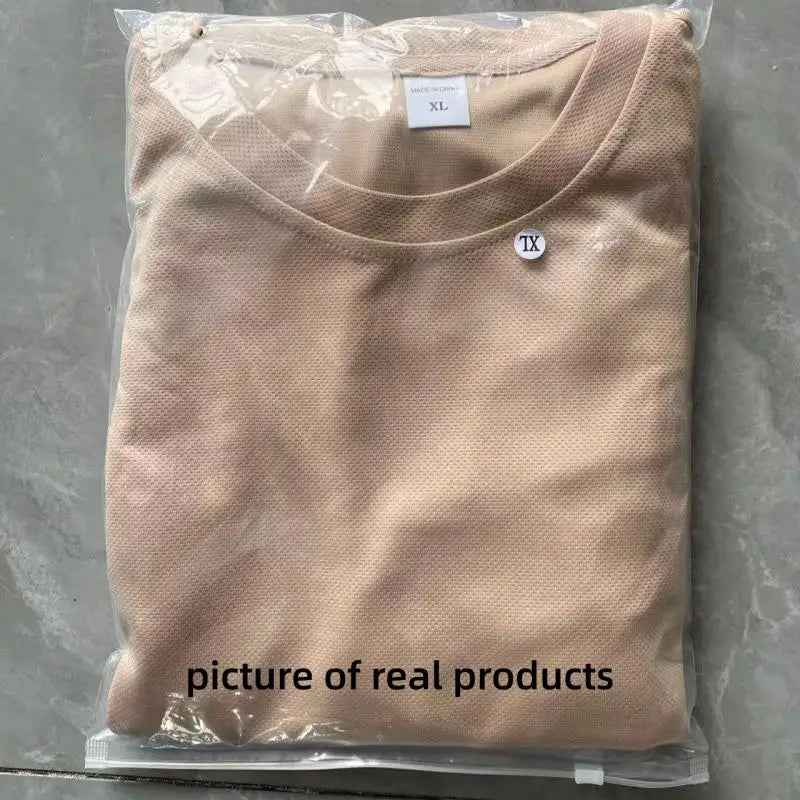 2026 Summer New Men Suit Round Neck Short Sleeve T-shirt+shorts Two Piece Set Loose Outdoor Sports Casual Solid Color Tracksuit
