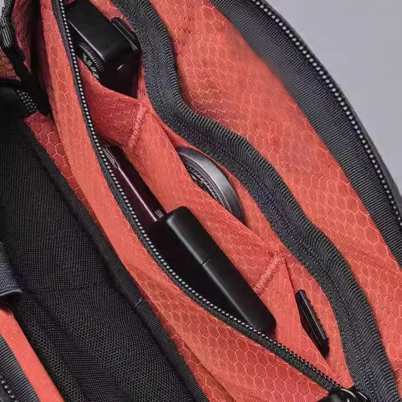 2025 New Waterproof XPAC Nylon Tactical Backpack - Lightweight Crossbody Sling Bag with Multiple Pockets for Men Travel, Hiking