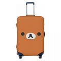 Rilakkuma Bear Face Suitcase Cover Protection Elastic Travel Luggage Protector Covers for 18-32 Inch