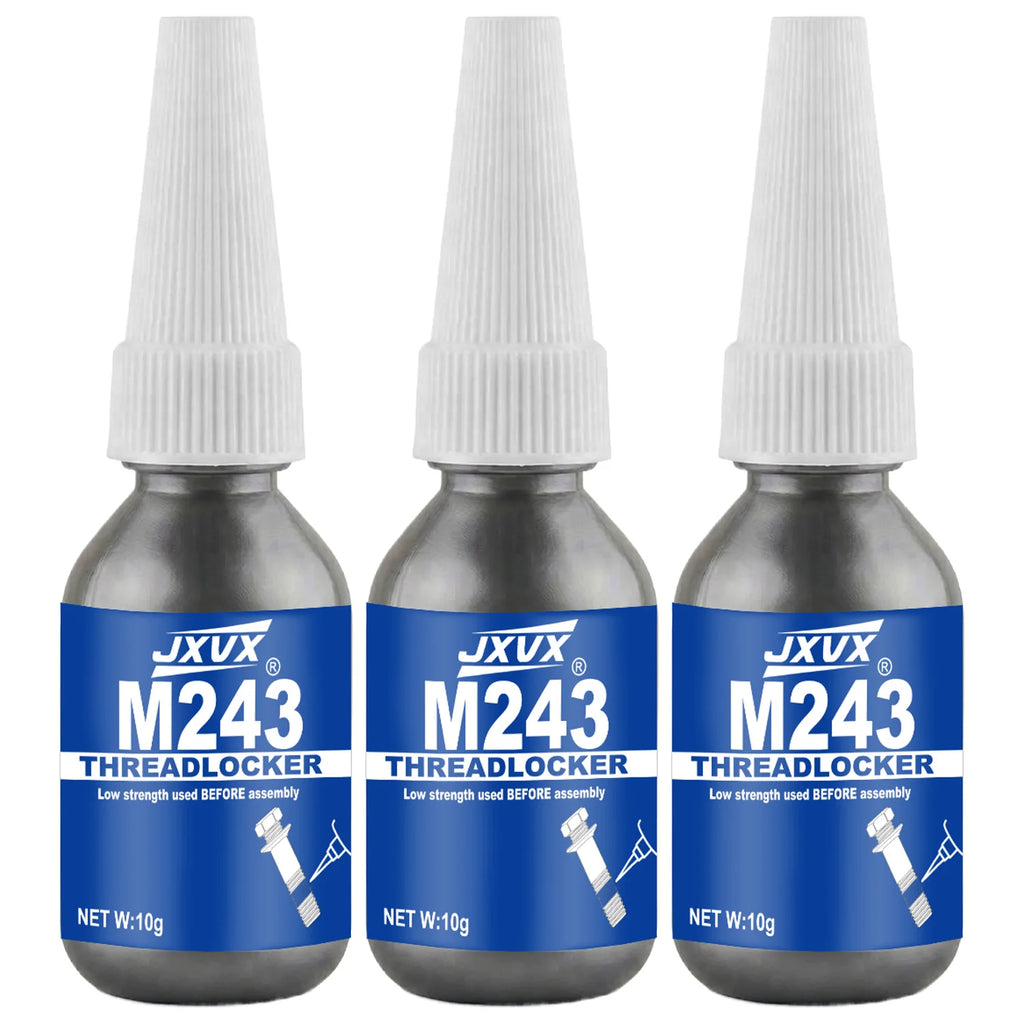 Threadlocker Blue\Red Nuts-Bolt Locker, Screw Anaerobic Adhesive Lock Tight Seal Fasteners Anaerobic Curing Metal Glue,Rustprof