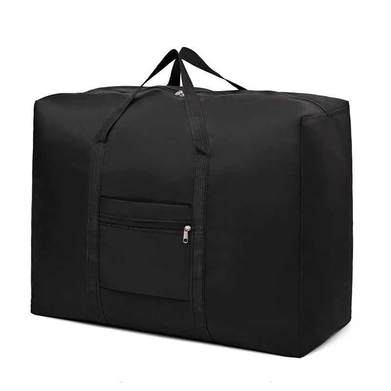 Oxford Cloth Travel Bag Wear Resistant Storage Duffle Bag Student Luggage Moving Hand Bag For Outdoor Trip House Moving