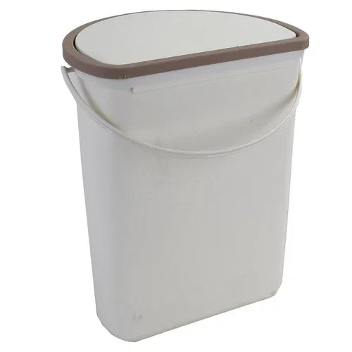 10L Plastic Trash Can Trash Bin With Lid For RV Camping Boats Caravan Motorhome Door Or Wall Mounting Waste Bin