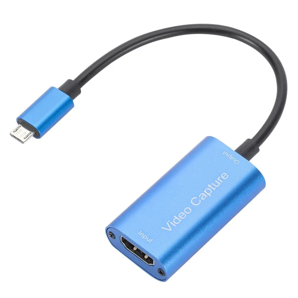 4K HDMI-Compatible Video Capture Card USB 3.0 1080P Game Capture Card Grabber Record Box for Live Streaming for PS4 HD Camera