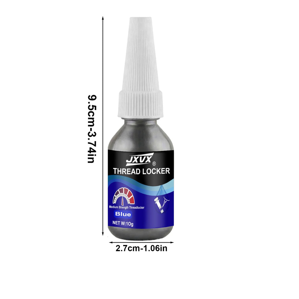 JXVX 10ml Anaerobic Thread Sealing Adhesive, Anti-Stick Glue for Screws, Quick Fixing, Fast Curing Thread Adhesive for Screws