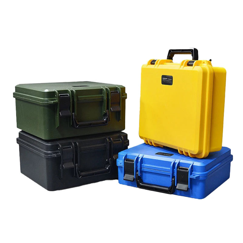 Heavy Duty Portable Tool Case With Reinforced Protective Foam Industrial Plastic Toolbox with Shock Absorbing Foam Lining