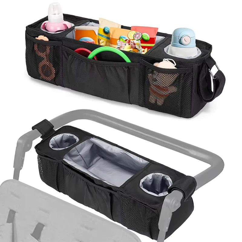 1PC Snack Tray Attachment Cart Hanging Bag Easy to Clean Universal Snack Tray for Wagon W4 Accessories with Cup Holder