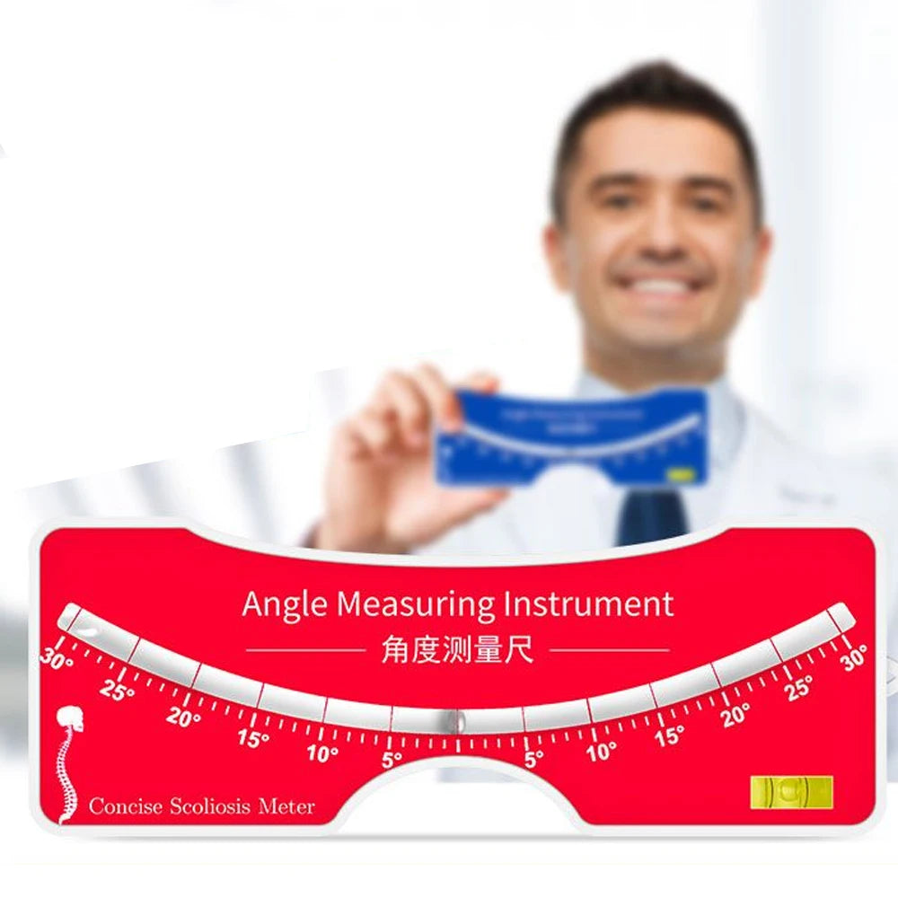 Pocket Scoliometer Medical Measuring Device for Back Scoliosis Diagnosis Portable Device for Measuring Spinal Alignment Measure