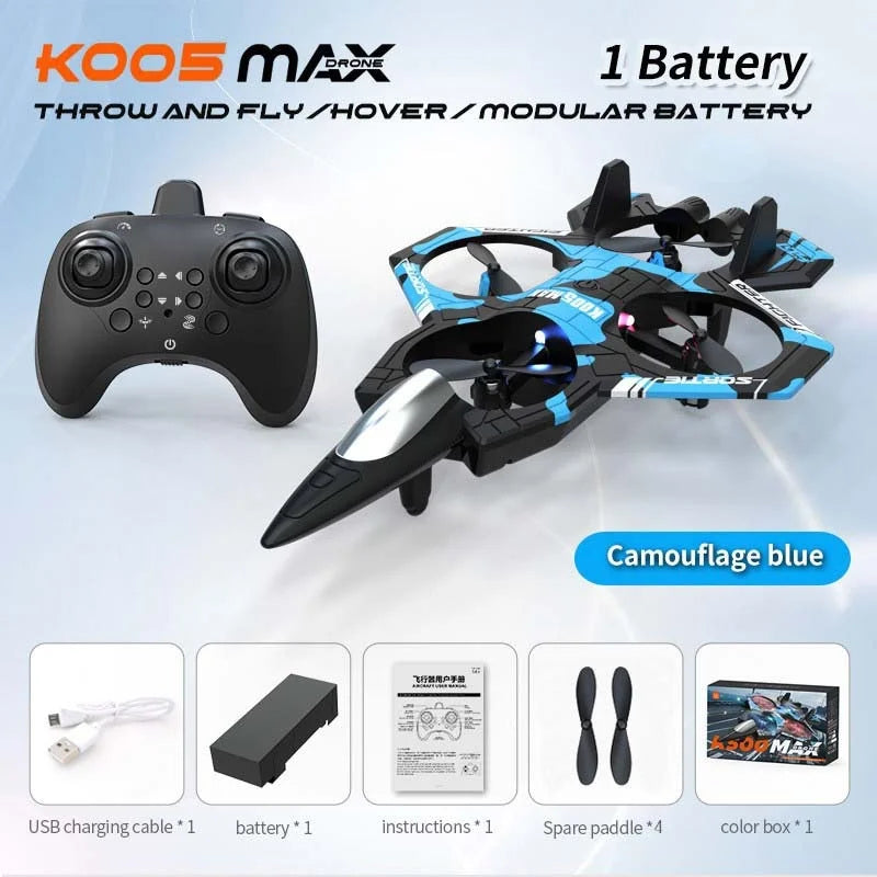 73cm Dual Control Control Flying Drone For Kids Rc Hand Sensing Remote Control Airplane Toy With Led Lights Easy To Fly Indoor