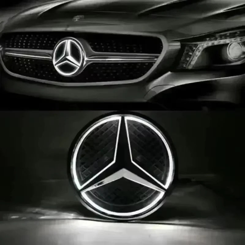 Car Front Grilled Star Emblem LED For Mercedes W205 W212 W213 W204 W166 CLA W253 A W176 W177 C W204 E X204 GLA GLC GLE B Ashtray