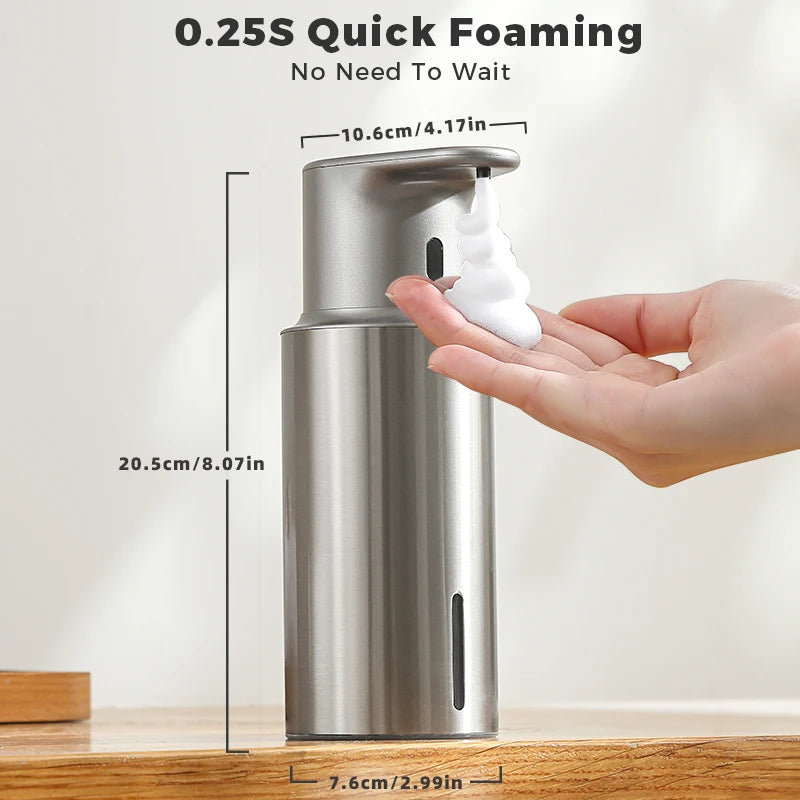 Automatic Soap Dispenser for Sensing Foam Hand Washing Machine - 480 ml Rechargeable Sensing Hand Washing Device