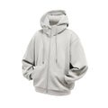 Airbag Hoodie Travel Neck Airbag Safety Sweatshirt Shockproof Protective Hoodie Outdoor  Wear Unisex Zip-Up Fleece Jacket  Man