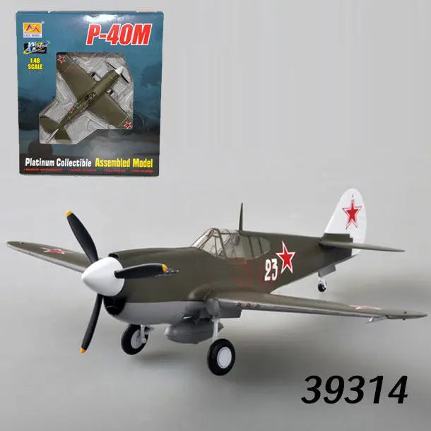 Easymodel 1/72 Scale Finished Military Aircraft Model Fighter Helicopter WWII and Modern Propeller Plane for Collection Display