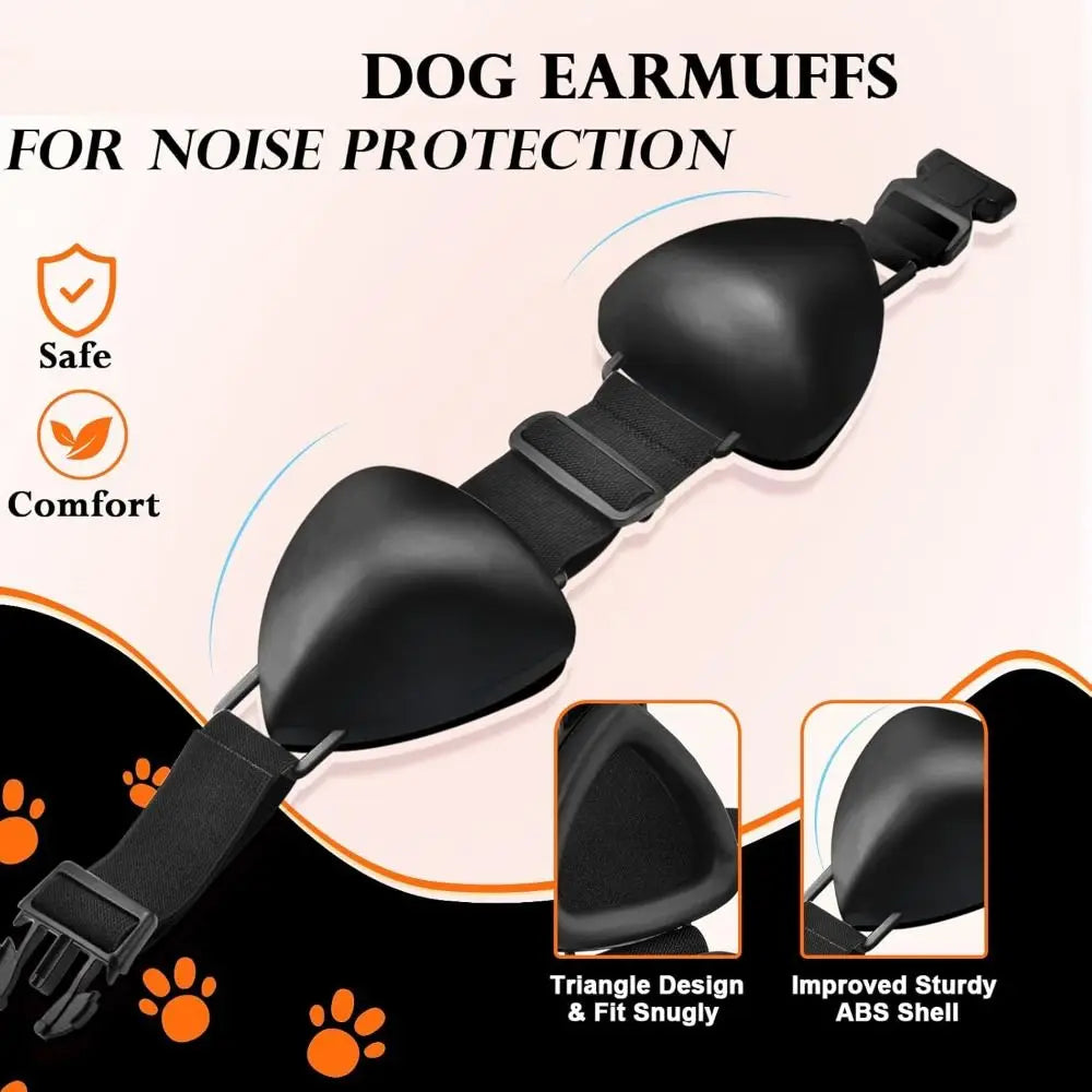 Noise Protection Dog Ear Muffs Hearing Protection Soundproof Pet Earmuff Universal 29dB NRR Puppy Ear Shield