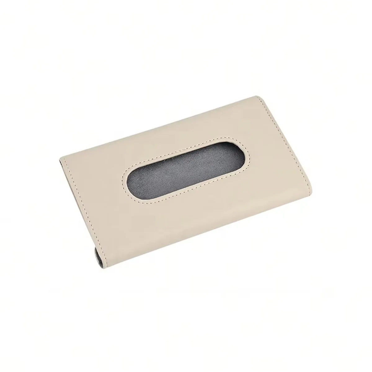 Car Visor Tissue Holder, PU Leather Car Hanging Tissue Box, General Car Interior Accessories for Most Cars