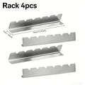 Multifunctional Stainless Steel Kebab Rack Barbecue Skewer Stand Warpresistant Kitchen EssentialSuitable Cooking Outdoor Use Cam