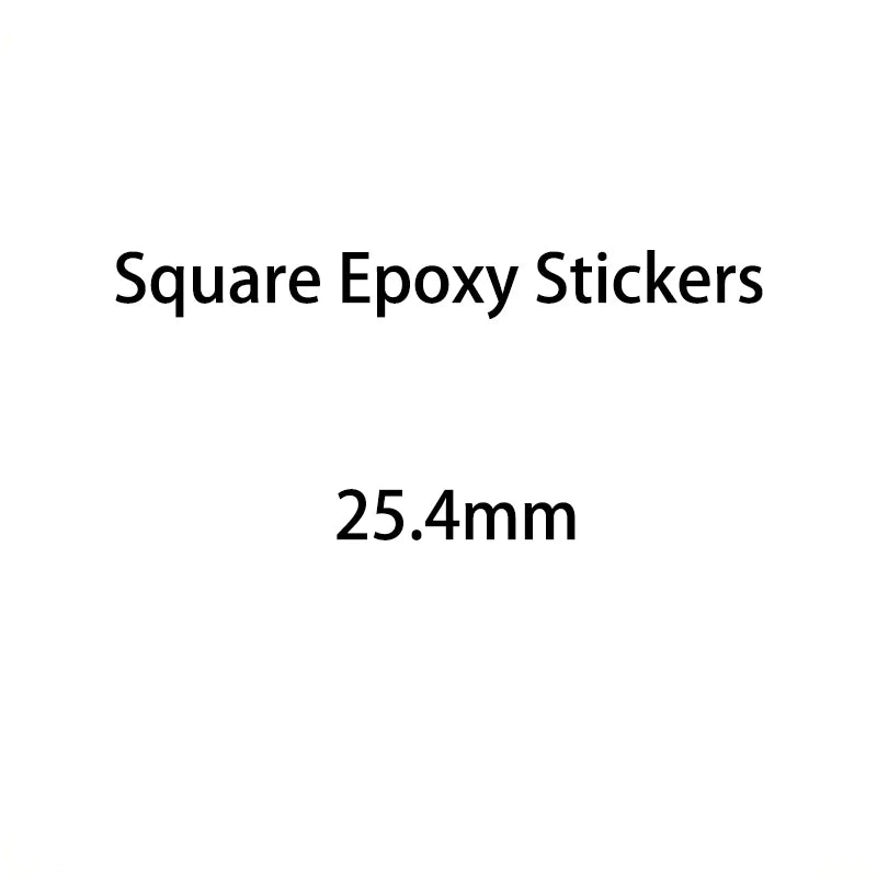 50/100/200/500pcs 3D Clear Epoxy Stickers Round Square Heart Oval Dome Adhesive Stickers Domed Cups for DIY Jewelry Making