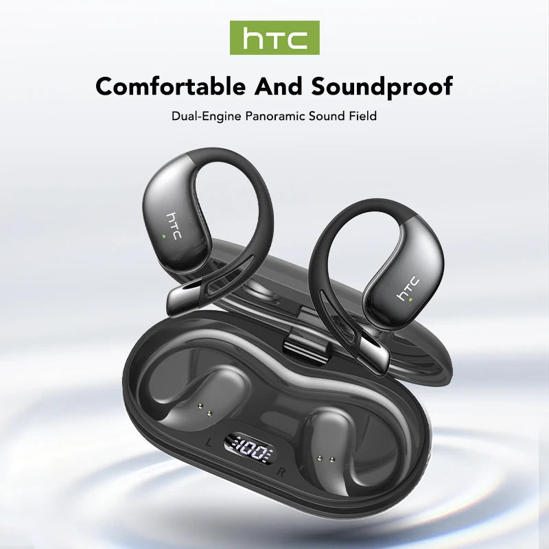 Auriculares Traductor DeIdioma 2026 AI Real-Time Translator Comfortable Sport Earbuds HTC NE57 Surround Sound for Work Travel