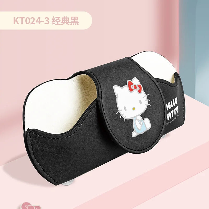 Sanrio Car Sun Visor Glasses Case Holder Sunglasses Clip Ticket Card Clip Multifunction Portable Clip Auto Interior Accessories