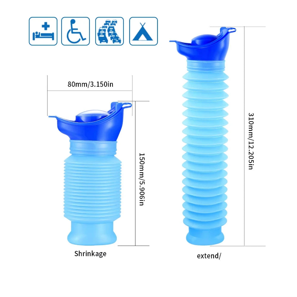 Outdoor portable car urinal telescopic squat free travel camping hiking emergency urinal outdoor emergency product