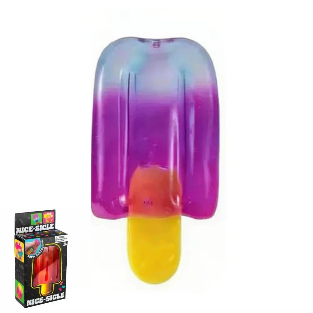 NeeDoh Sensory Stress Reliever Ice Cream Squishy Slow Rebound Stress Ball Anti-Anxiety Squeeze Objec Sensory Toys Birthday Gifts