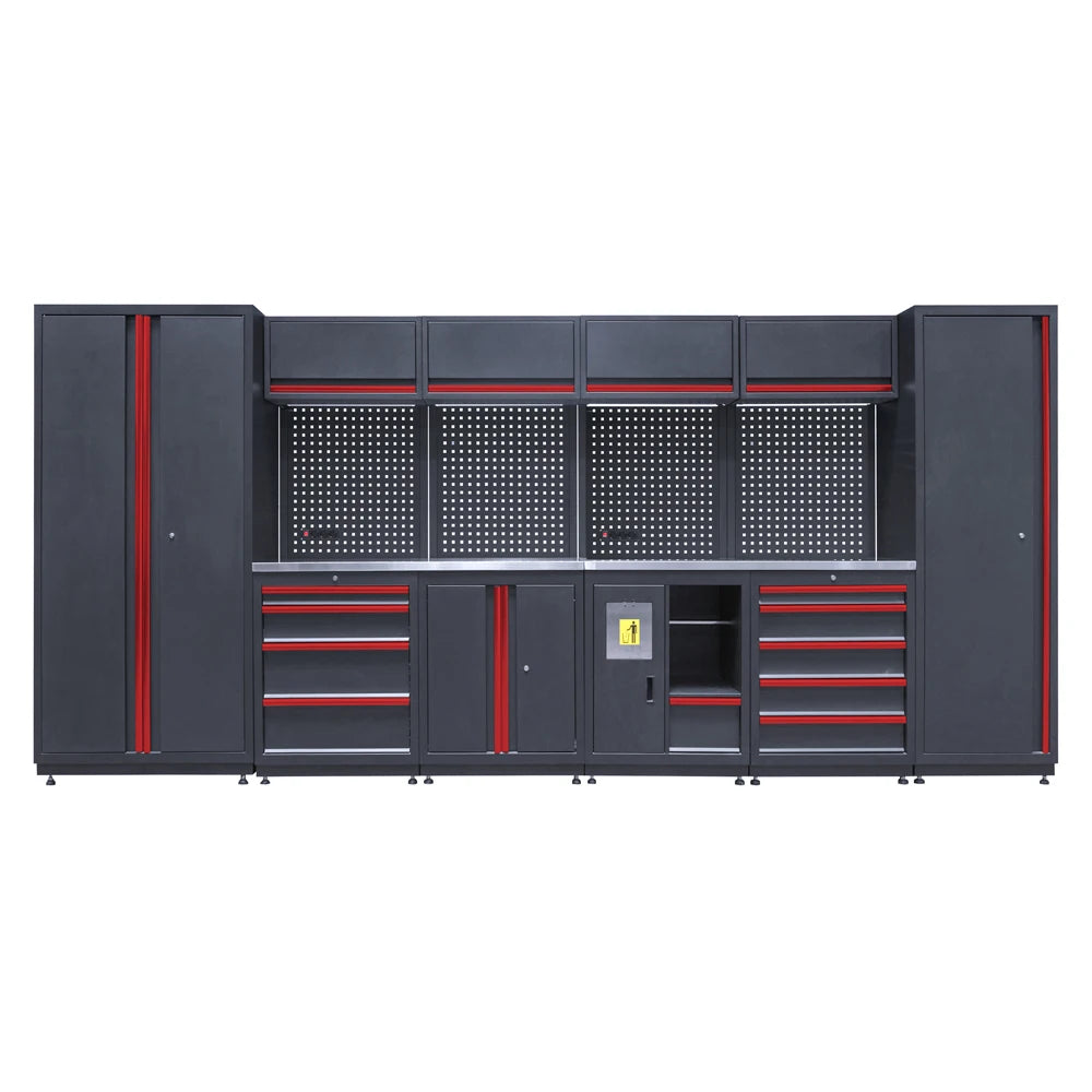 GATmatic Modular Garage Wall Storage System Heavy Duty Metal Tool Cabinet Wholesale Workshop Workbench Organization