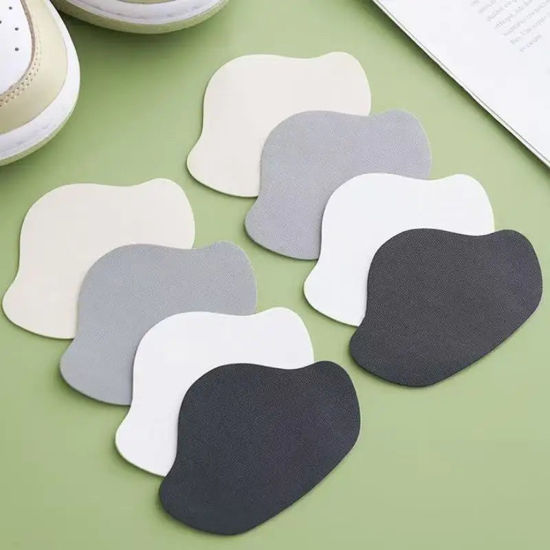 6pcs Shoe Repair Stickers Fabric Heel Protector Anti-Wear Repair Holes Self-adhesive Patches Insoles Pad Foot Care Insert