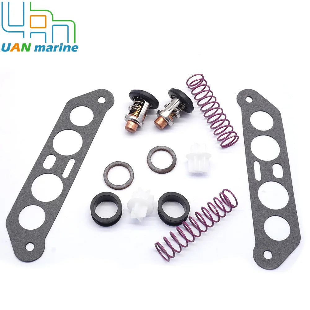340975 340976 Thermostat Kit for Johnson Evinrude 65 80 85 88 90 100 112 115 HP V4 18-3673