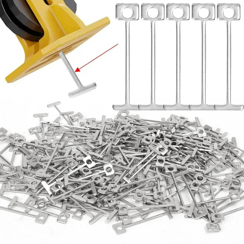 300/50pcs Replacement Steel Needles Tiles Leveling Device For Tiling Walls Tiles Leveler Pin Reusable Tile Installation Tools
