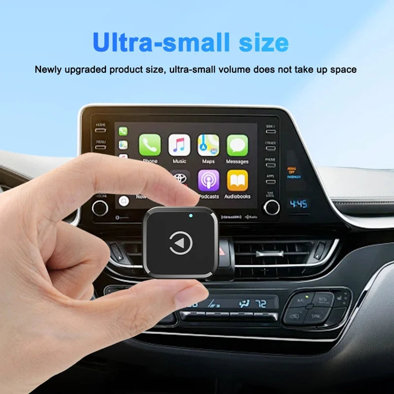 Lenovo Mini CarPlay 2026 2 in 1 Wireless CarPlay Adapter For Apple And Android Auto Connect WiFi Bluetooth USB Plug Play