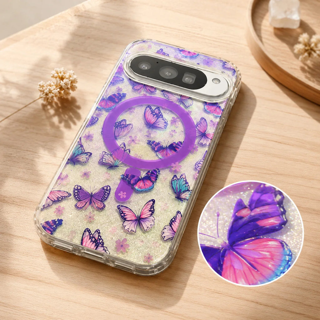 For Google Pixel 11 11 Pro XL 9 Pro XL 9A 9 Pro XL10 Pro XL 10A 10 Pro Transparent Blue Light IMD Anti Drop Airbag Phone Case