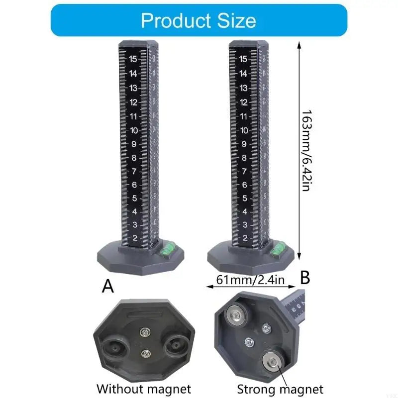 Double Side Scale Contouring Ruler for Ceramic Tile Positioning Leveling Antidrop Designing Stable Floor Tile Alignment Y4QC