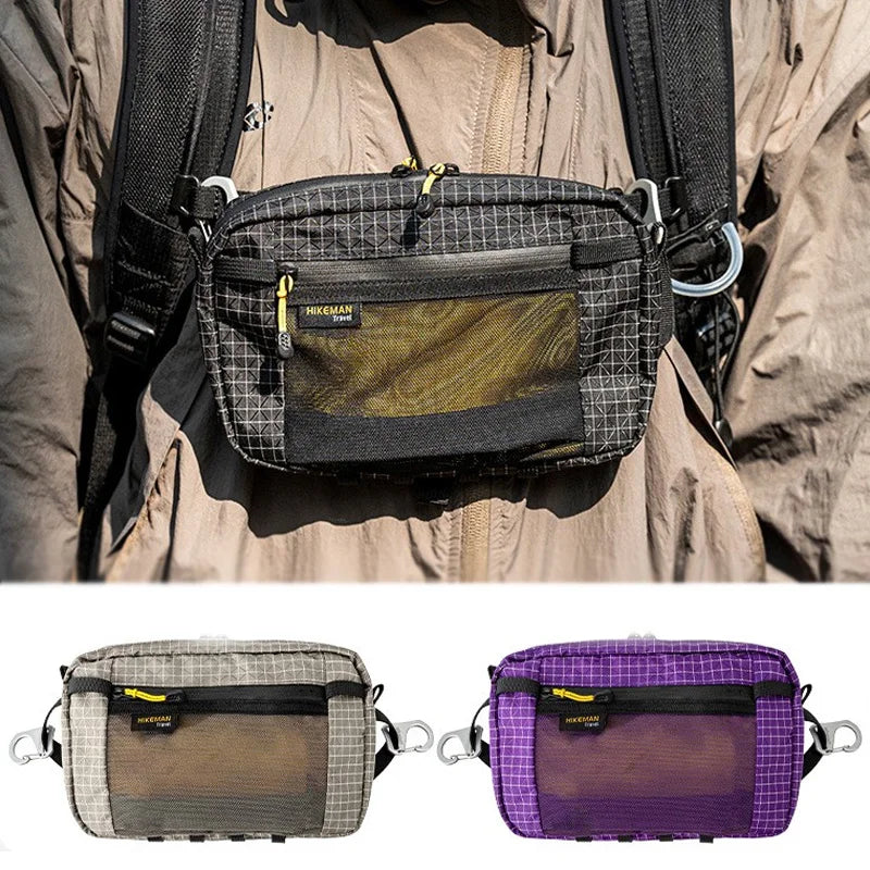 Hikeman Outdoor Sports Waist Bag UHMWPE Fanny Pack for Hiking Camping Cycling Accessories Package Phone Storage Bags Camp Gears