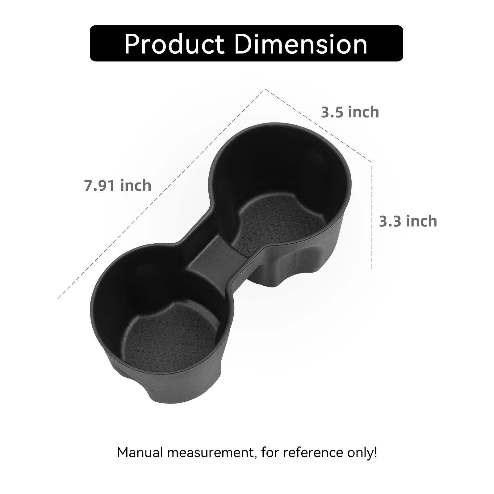 for Chevrolet Equinox 2024 2025 Central Console Water Cup Holder Car Interior Accessories Drinks Holder Storage Case
