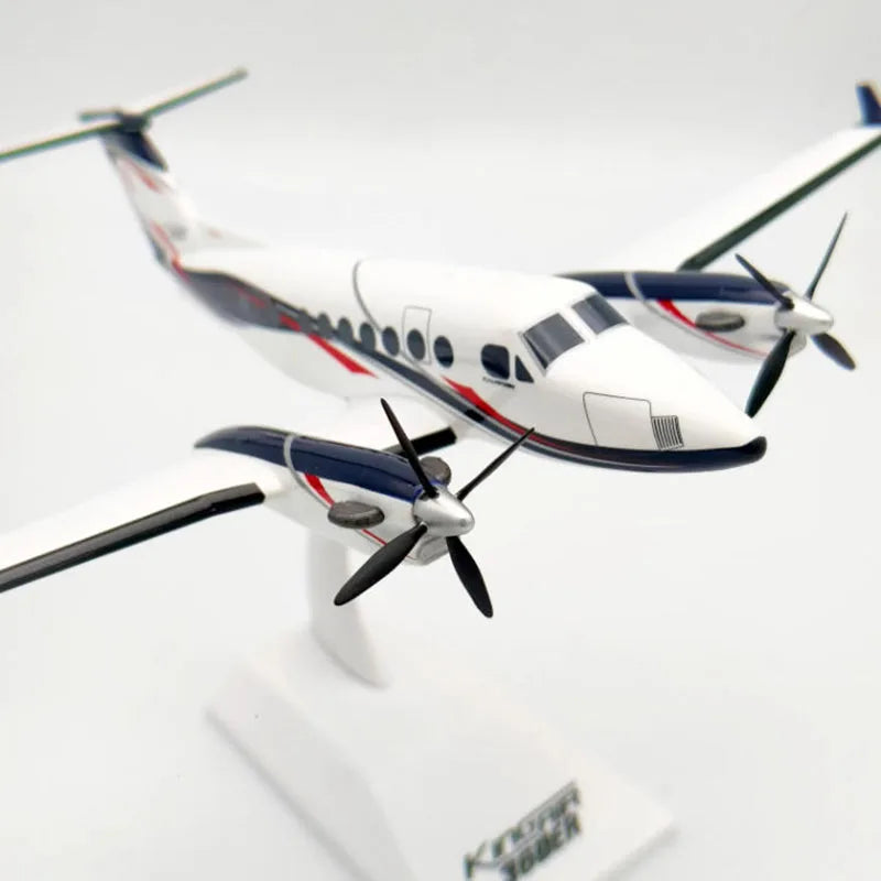 Aimo Wings 1:75 Scale KingAir 350i/360ER Business Jet Static Aircraft Simulation Finished Souvenir Hobby Collection Toy Gift