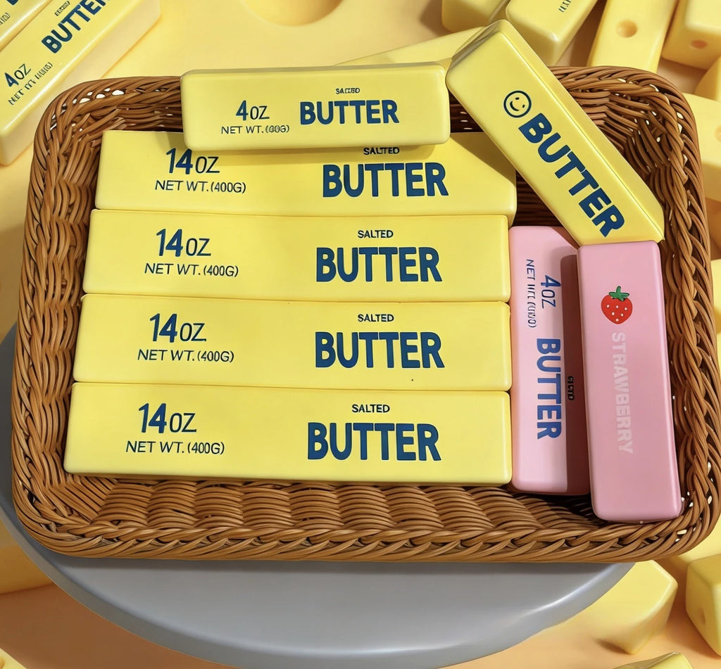 23CM Big Slow Rising Butter Stick Anti-Stress Anxiety Relief Toy Soft Squeezable Cheese Prank Gift Squeezing Toy