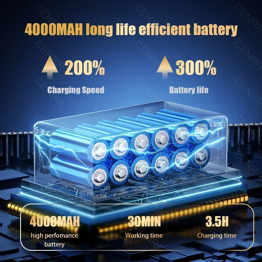 CENRR Vacuum Cleaner Car Wireless Handheld Home Portable Cleaning Mini Suction Powerful Machine Strong Appliance Auto Cleaners