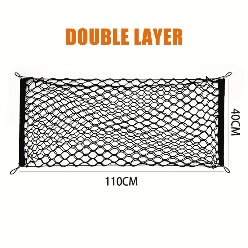 For Honda Pilot 2003-2025 Trunk Cargo Net Car Storage Organizing Mesh Bag Cargo Storage Rack Car Accessories 2004 2008 2014 2022