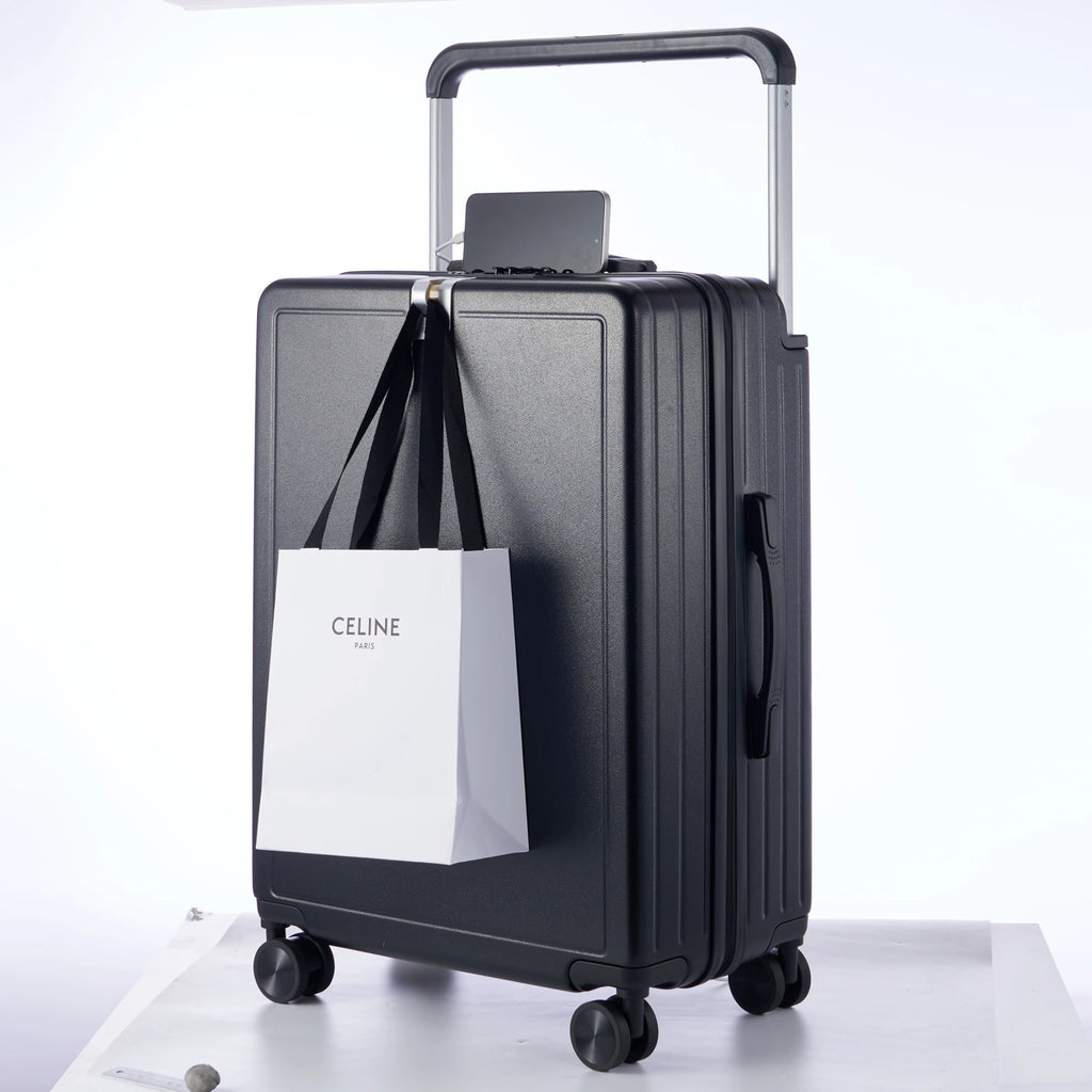 KLQDZMS 20"22"24"26"28 Inch Zipper Suitcase PC Boarding Box Multifunctional Trolley Case Large-capacity Password Luggage Bag