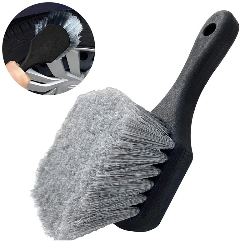 NEW Car Tire Wheel Rim Cleaning Brush Detailing Brushes Wash Towel Universal Wheel Tire Cleaning Tools Auto Accessories