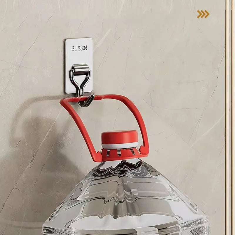 304 Stainless Steel Wall Hooks Self Adhesive Heavy Duty Towel Key Coat Bag Hanger Waterproof Hook Bathroom Kitchen Hardware Hook