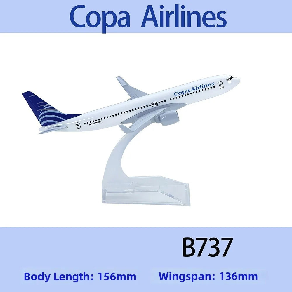 High Quality 15.6cm Brazil Air GOL Airlines Alloy 10 Styles Boeing B737 Airways Airplane Model 1/246 Scale Metal Planes