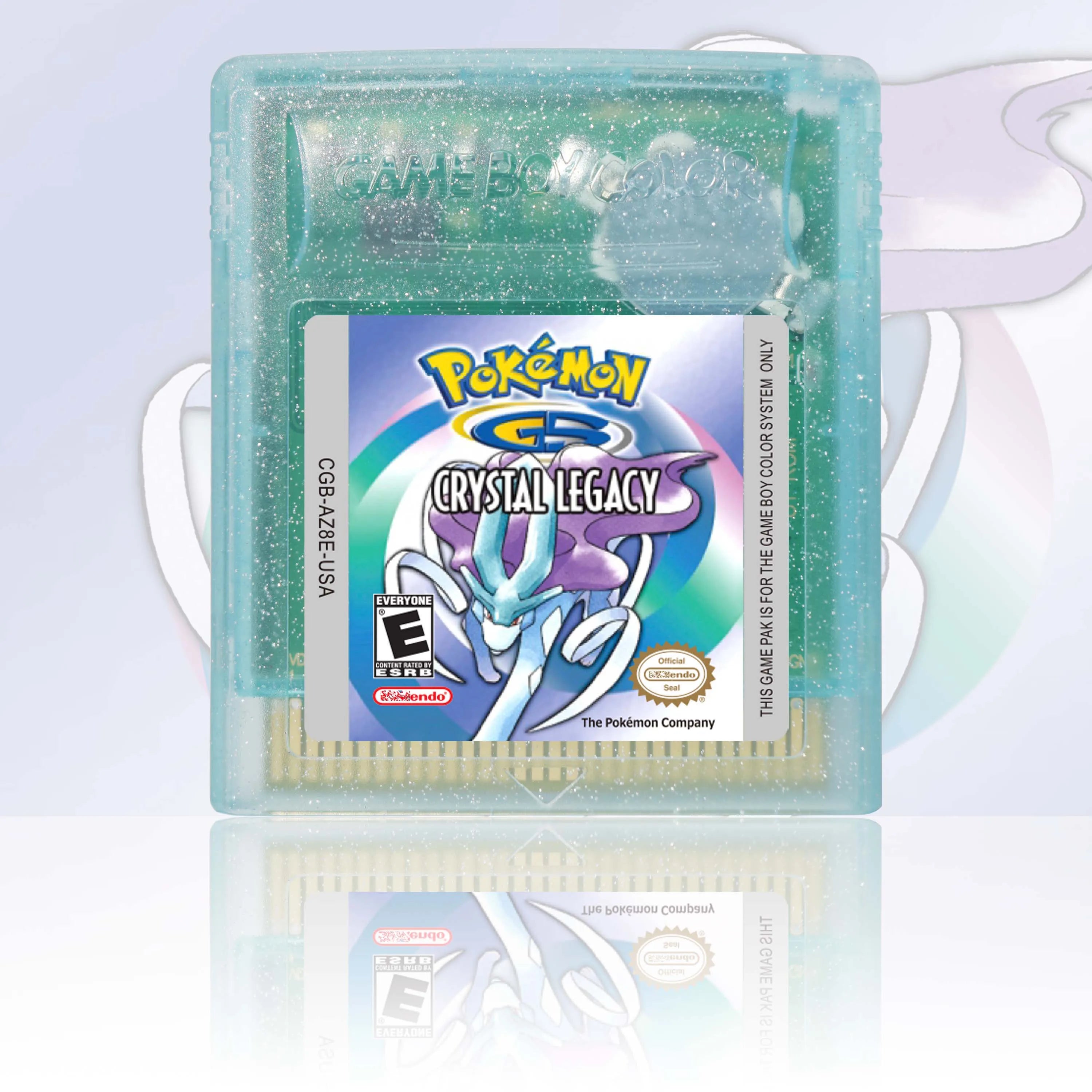 Pokemon Crystal Clear/Orange/Prism/Polished Series GBC Game Cartridge 16 Bit Video Game Console Card High Quality GBC Video Game