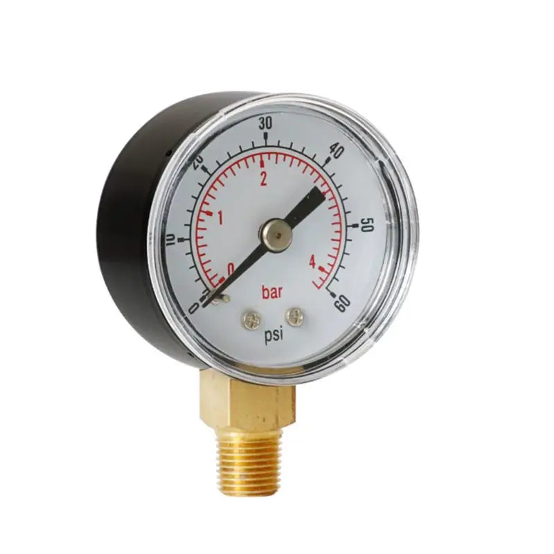 Pressure Gauge 40mm Dial 1/8" BSPT Vertical 15 30 60 100 160 200 300 & Bar