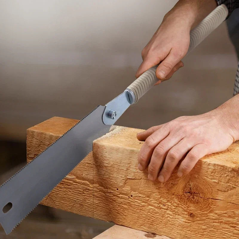 Japanese Style Pull Saw Single/Double Sided Tooth Wood Handle Saw SK5 Steel Flexible Hand Saw Garden Hand Tool for Woodworking