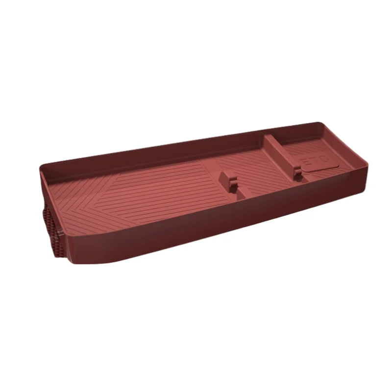 For Audi 2019-2025 A6/A7 Rear Screen Storage Box Instrument Panel Silicone ETC Storage Box Car Interior Accessories