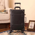 20'22'24'26'inch PU Leather Trolley Suitcases Travel Bags Valise Cabine Valiz Koffer Maletas Suitcase Carry On Rolling Luggage