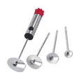 4pcs Replaceable Head Vegetable Spiral Cutter Vege Drill Spiralizer Digging Device Corer Device Corer For Stuffed Vegetables